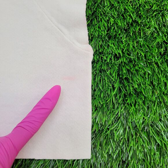 Vintage Healthcare Cropped Sweatshirt Womens XL 21x14 White - Picture 2 of 11